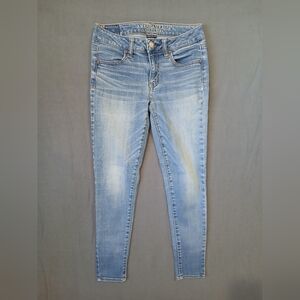 American Eagle Outfitters Light Blue Skinny Jeans Size 2 Short